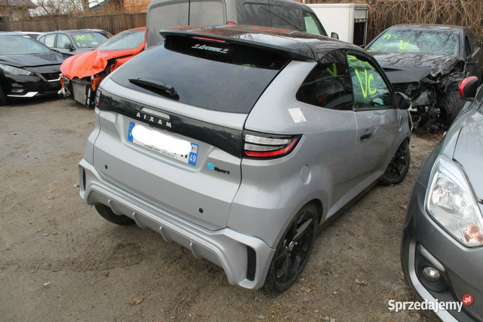 Aixam City szary wielkopolskie Ostrów Wielkopolski