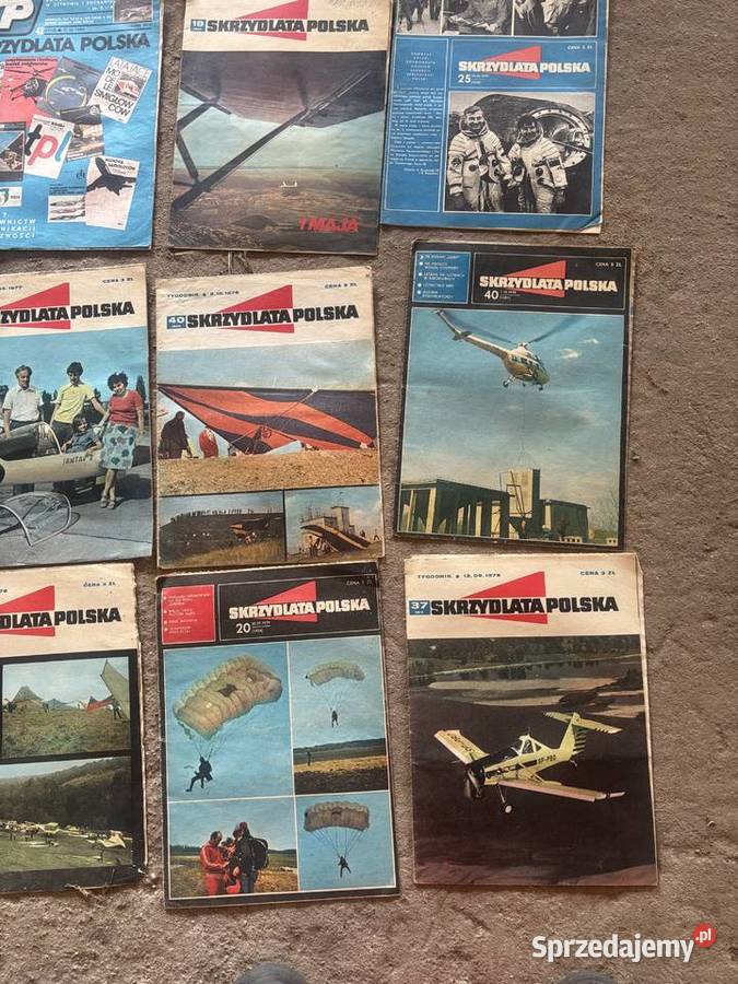 stare gazety PRL Skrzydlata Polska Łowiec Polski