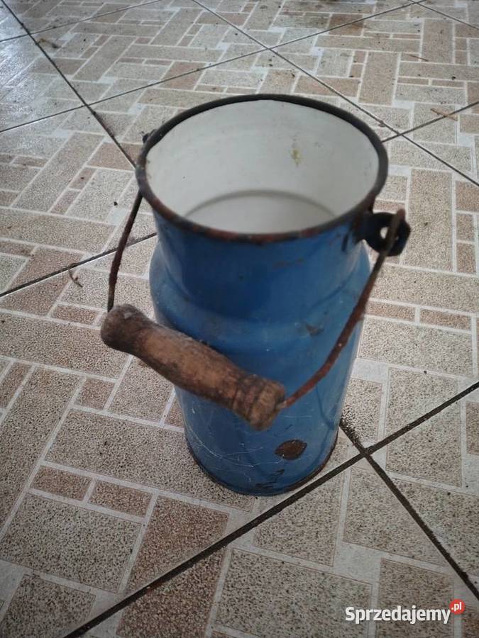 Dzbanek Kańka na mleko kawę lata PRL z drewnianą Krotoszyn sprzedam