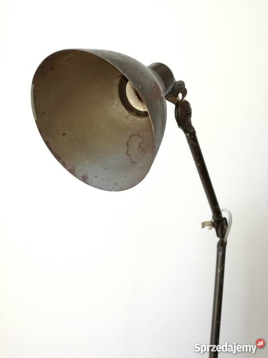 Wysoka stojąca lampa techniczna warsztatowa HIT czarny Warszawa