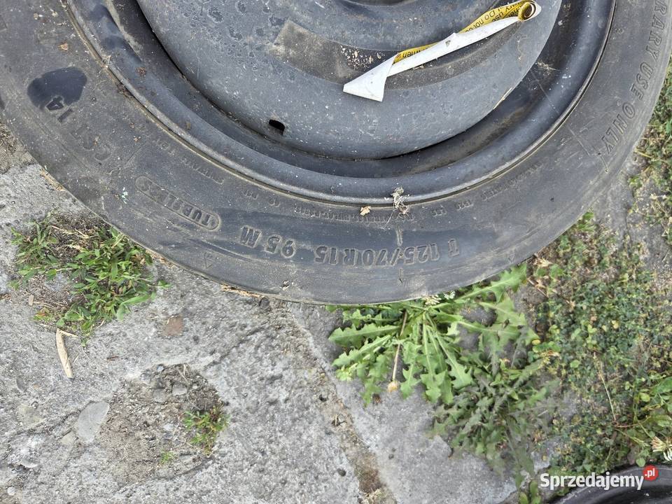 Koło dojazdowe 15 vw golf podkarpackie Strzyżów