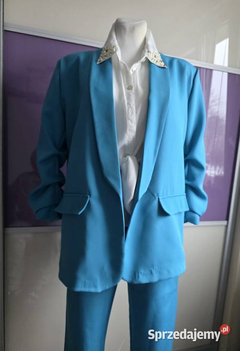 Garnitur damski turkusowy XL Głogów
