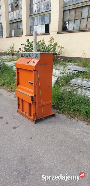 Belownica prasa do foli kartonu makulatury łódzkie Drzewica