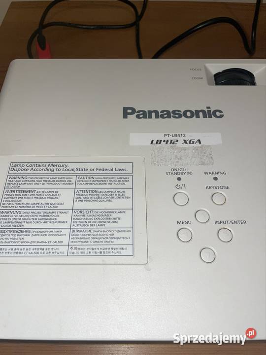 Panasonic PTLB412 LCD projector Warszawa