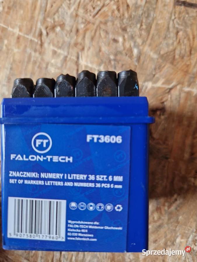 Znaczniki numery i litery 36 6 mm FT3606 Tablice i numery Głogowa