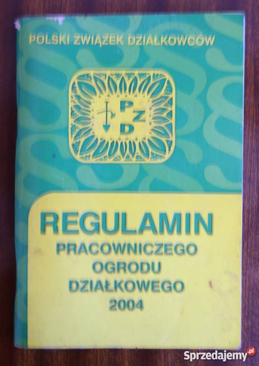 Regulamin Pracowniczego Ogrodu Działkowego 2004 Parczew