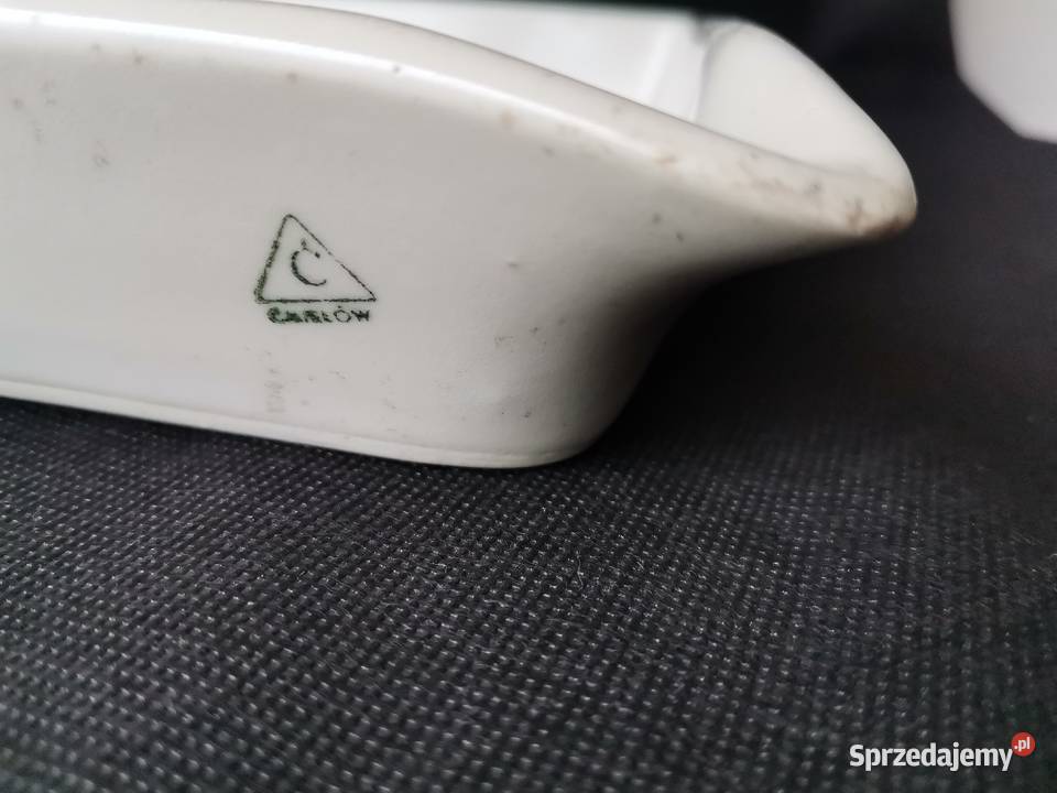Stara przedwojenna brytfanka porcelana Ćmielów Katowice