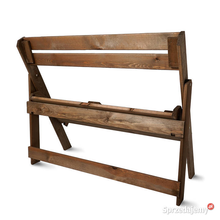 Ławka Ogrodowa Z Oparciem Drewniana Nowoczesna Elbląg
