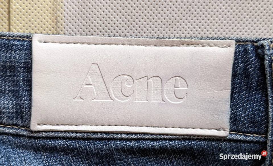 Acne Hex Pure Jeans 2732 Dark Blue Stretch Denim Warszawa sprzedam