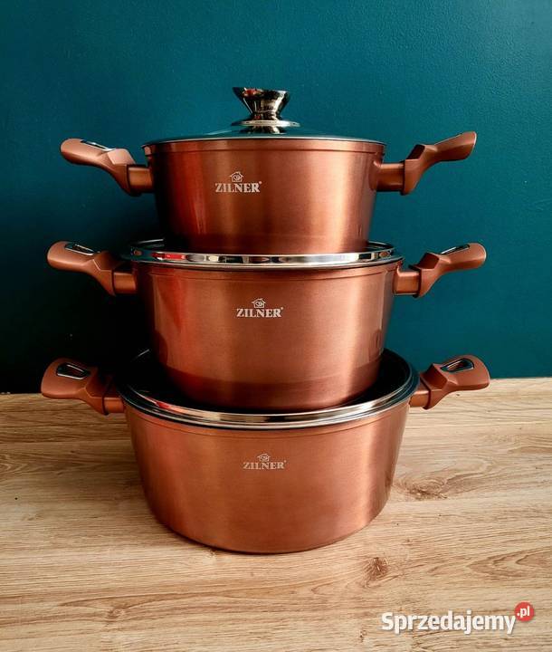 Garnki marmur lakierowane 3