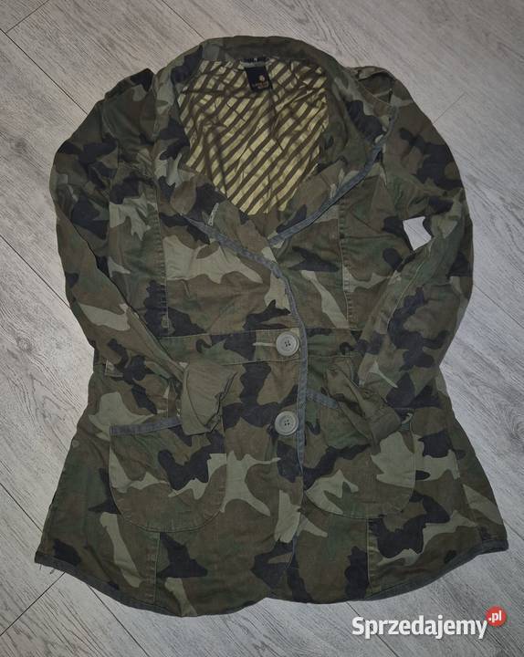 Kurtka marynarka żakiet damski moro 38M Marynarki i żakiety łódzkie Łódź