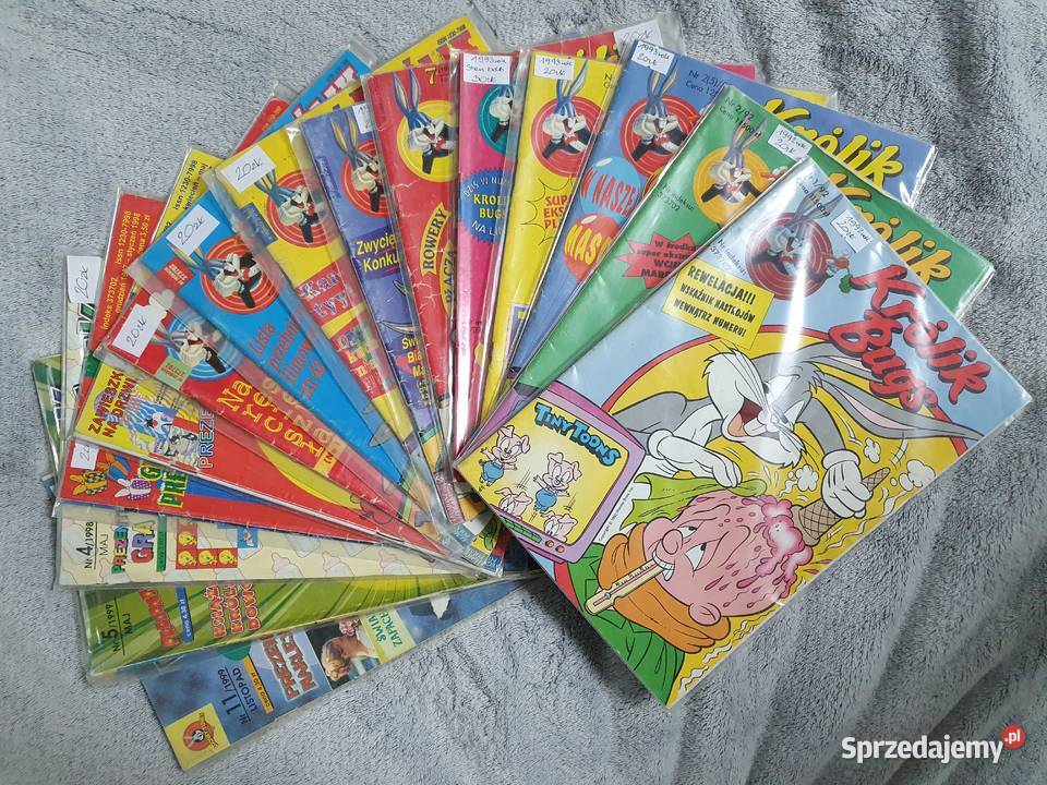 Królik Bugs zestaw 15 komiksów lata 90te Gdynia