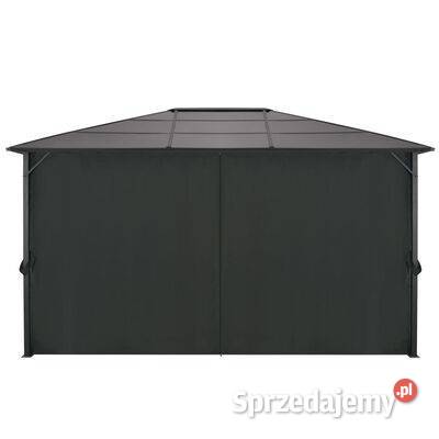 vidaXL Altana ogrodowa z zasłonami aluminiowa 4 sprzedam