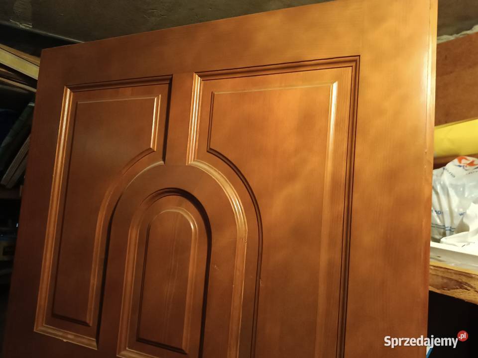 Drzwi drewniane z ekspozycji Dom i Ogród Lublin sprzedam