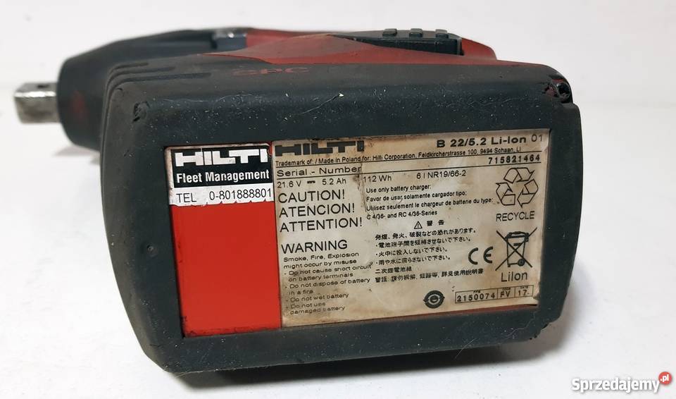 Zakrętarka udarowa Hilti SIW 22 TA Starogard Gdański sprzedam