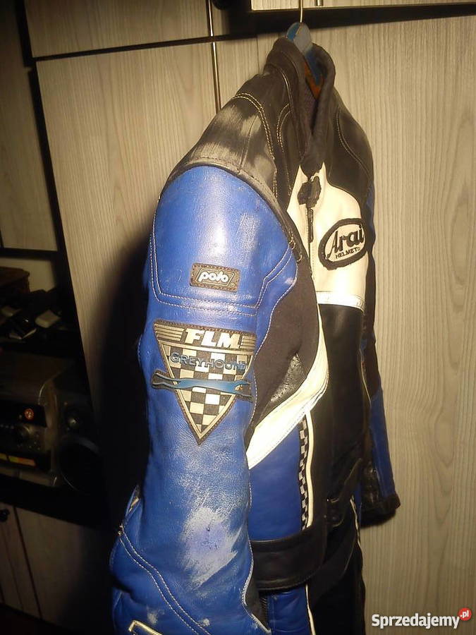 Skórzany Kombinezon Motocyklowy FLM rozmiar 48 Lubomierz