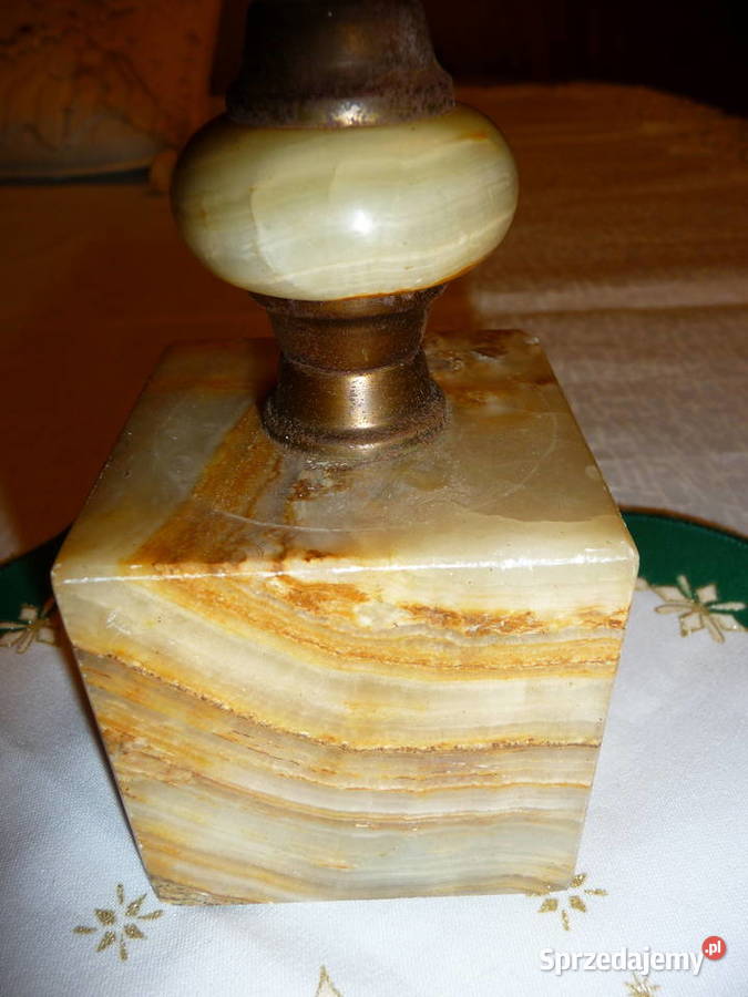 Świecznik z onyksu Bukowno