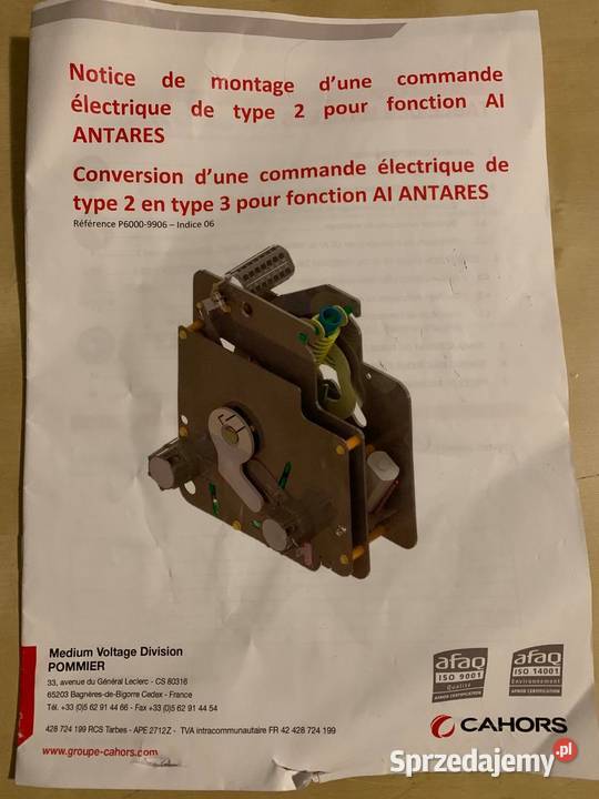 Medium Voltage Division Switchgear Cachors Warszawa