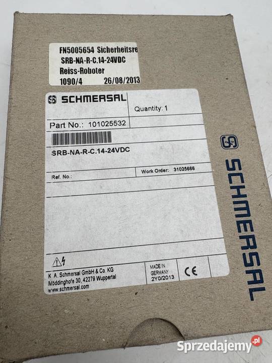 Schmersal SRBNARC1424VDC 101025532 Safety Relay Warszawa