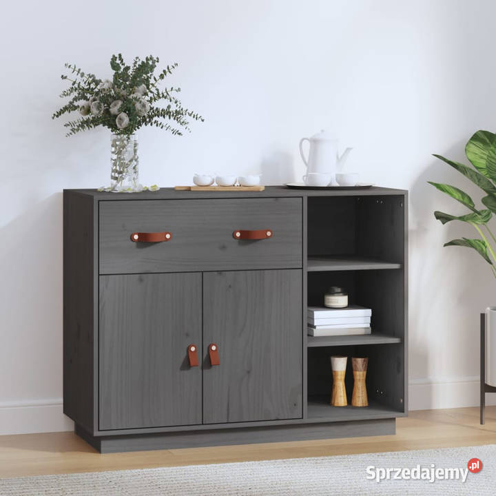 Szafka szara 985x40x75 lite drewno sosnowe Warszawa