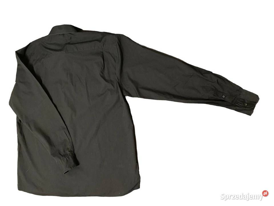 Czarna męska koszula Garant Bolesławiec