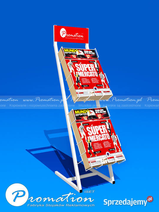 Stojaki i ekspozytory na gazety prasę ulotki Sklep Warszawa sprzedam