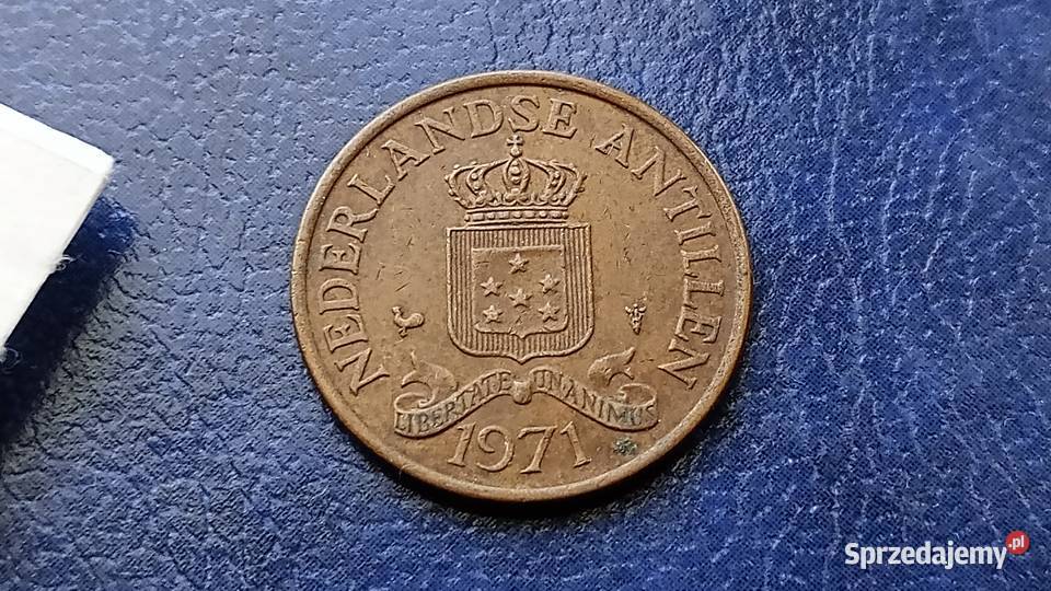 Stare monety 2 12 cent 1971 Antyle Holenderskie Lesko
