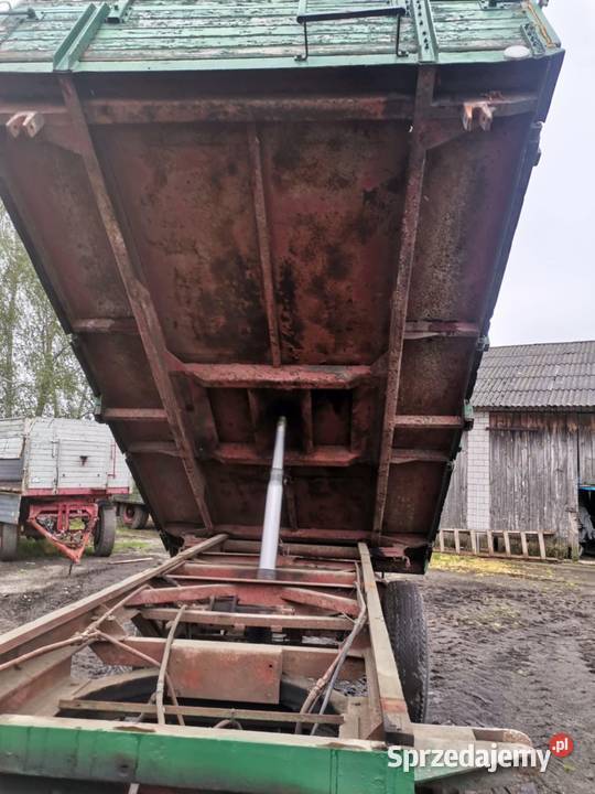 Przyczepa rolnicza 3 str wywrot 8 t