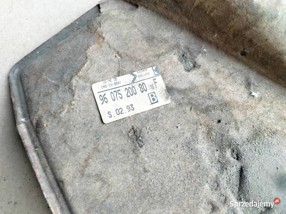 PEUGEOT 306 XN OSŁONA SCHOWKA PASAŻERA PEDAŁÓW Kamień-Kolonia