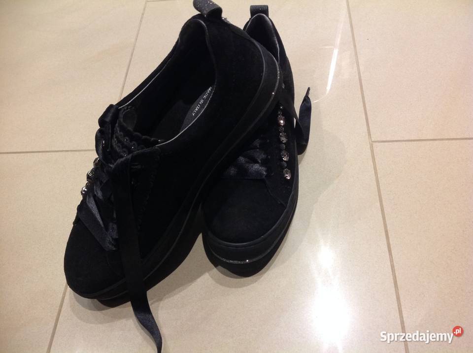 Sneakersy Buty Skórzane Damskie MARIPE 375 Nowe skóra Półbuty Nowa Sól