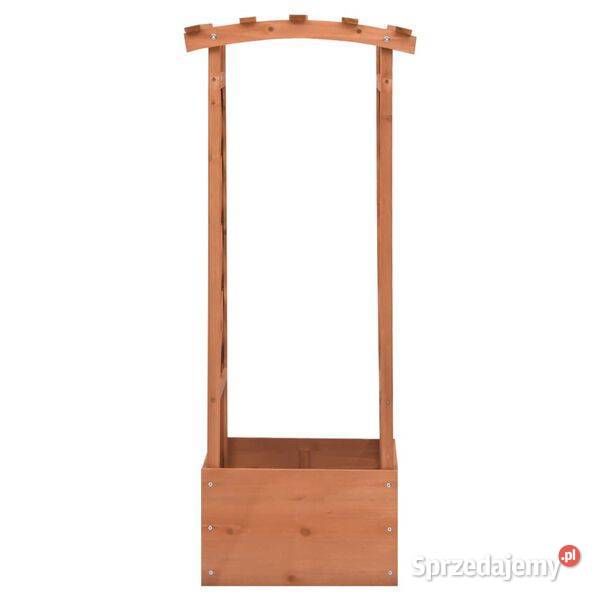 vidaXL Donica z kratką i łukiem 49x39x117 drewno Warszawa