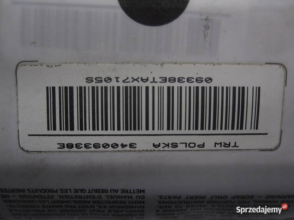 BMW E92 07r AIRBAG poduszka pasażera Kielce sprzedam