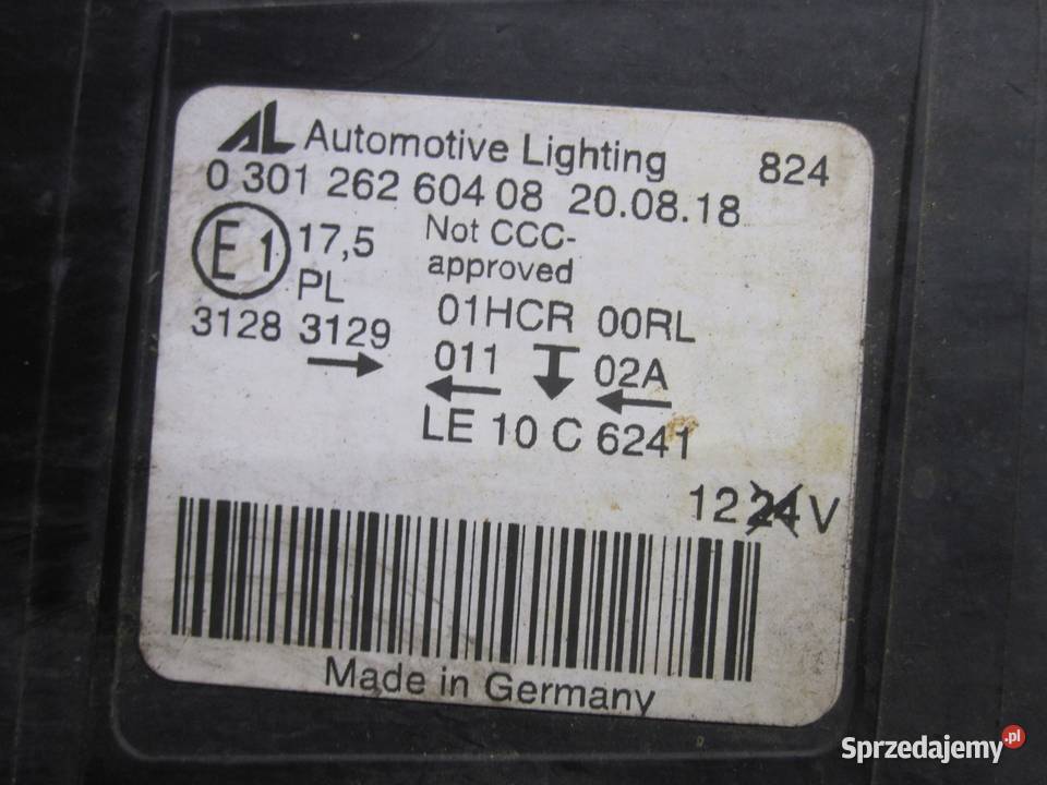 ASTRA J lampa prawa przód 030126260408 ANGLIK świętokrzyskie Kielce sprzedam