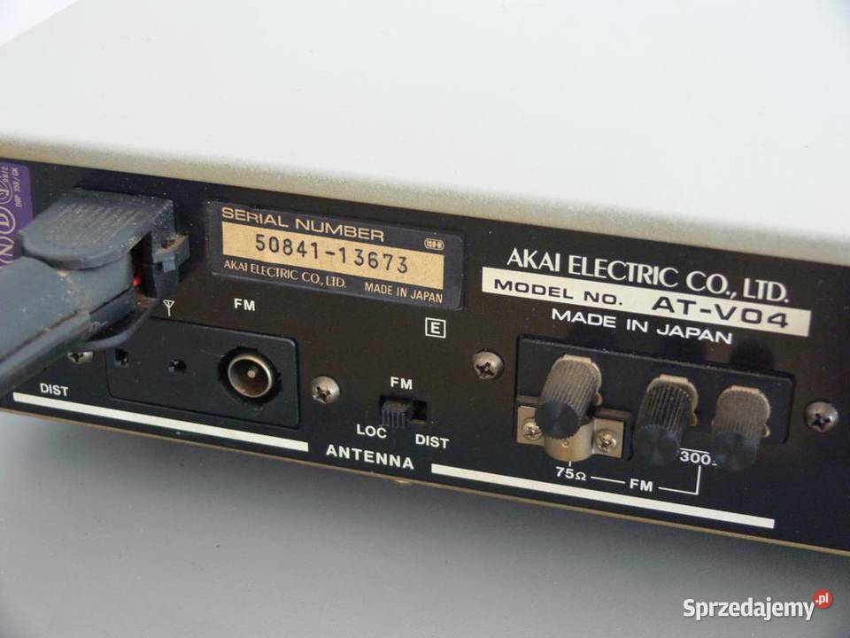 Wzmacniacz i tuner Akai Vintage WYSYŁKA podkarpackie Jasło sprzedam