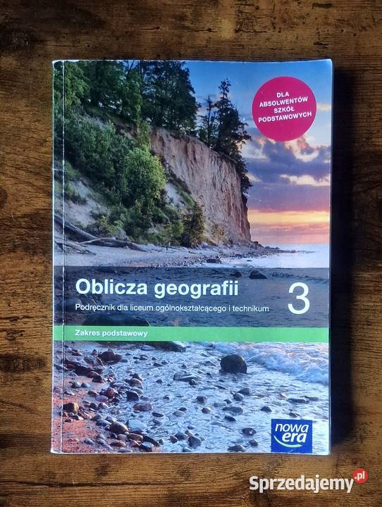 Podręcznik Oblicze geografii 3 Nowa Era Zakres Podręczniki wielkopolskie Drawsko sprzedam