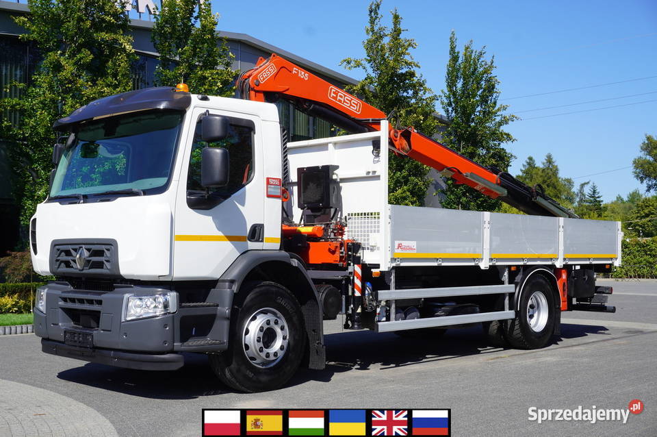 Renault C280 DTI 8 HDS Fassi 56 t Zasięg 8 m Kraków