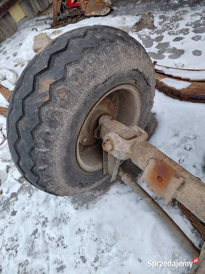 Oś skrętna z kołami świętokrzyskie Ciszyca Przewozowa