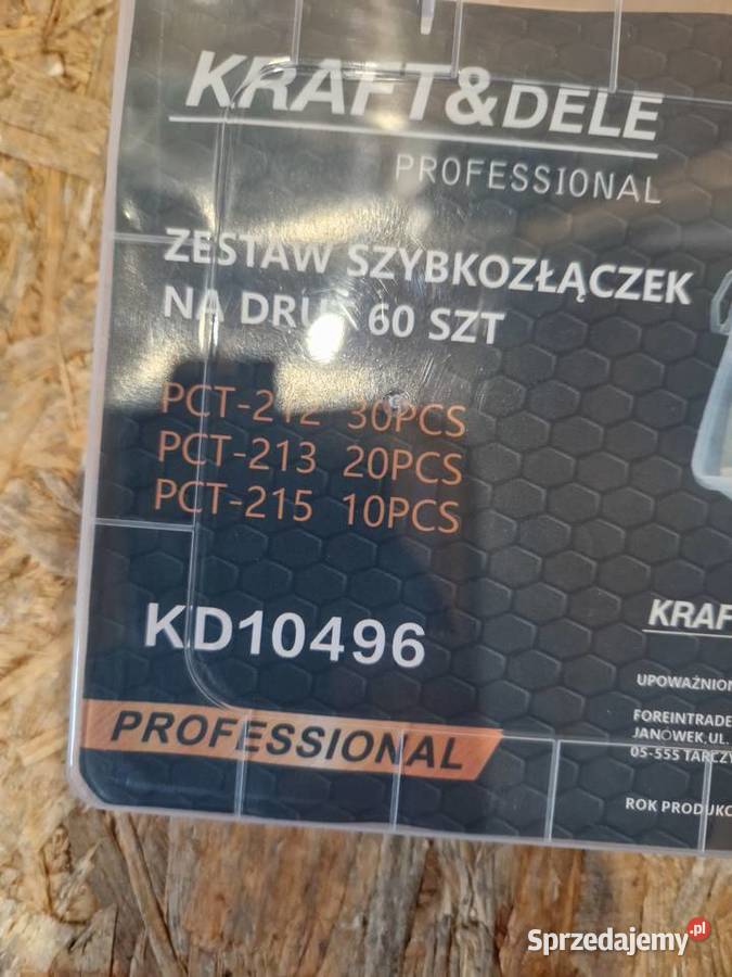 Zestaw szybko złączek na drut 60 KD10496 Zestawy wielkopolskie Głogowa