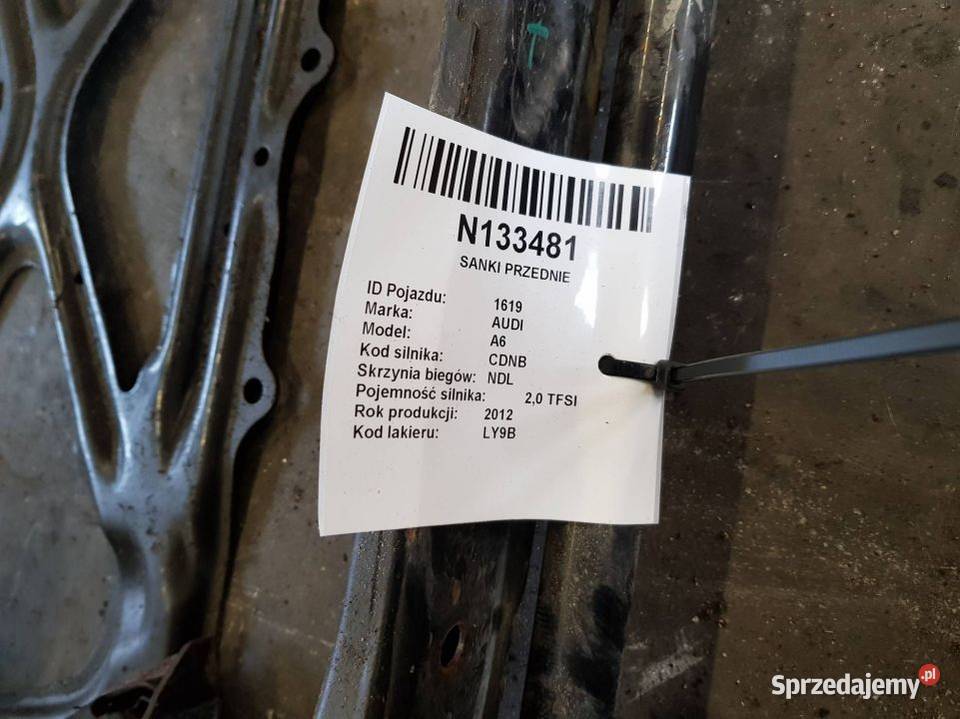 SANKI PRZEDNIE 20 TFSI AUDI A6 C7 Lipno