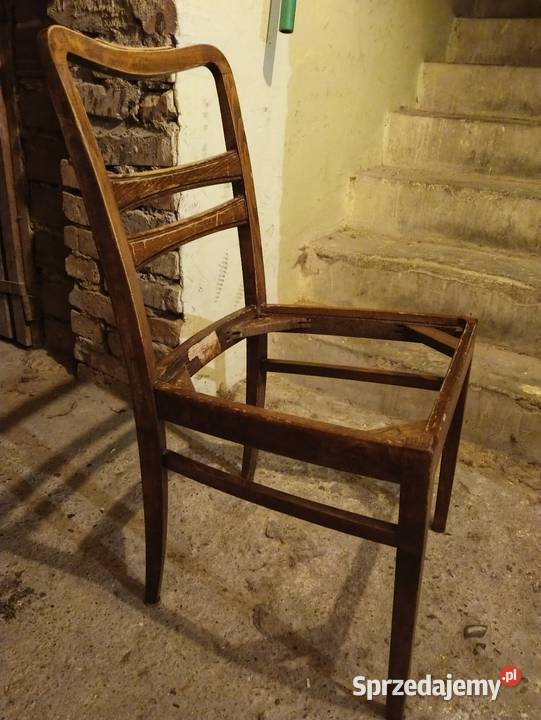 Krzesło gięte z okresu międzywojennego lata 3040