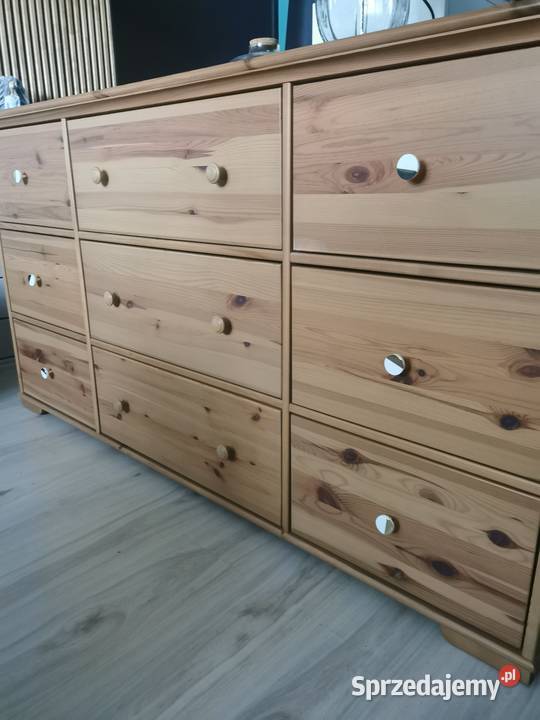 Komida lite drewno 9 szuflad Ikea unikat