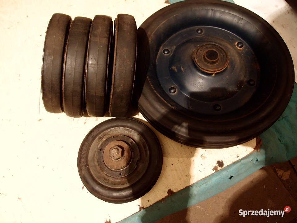 Solidne kółka do wózka platformowego pełne fi łódzkie Łódź