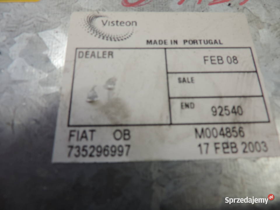 FIAT STILO RADIOODTWARZACZ 735296997 osobowe Nowy Sącz sprzedam