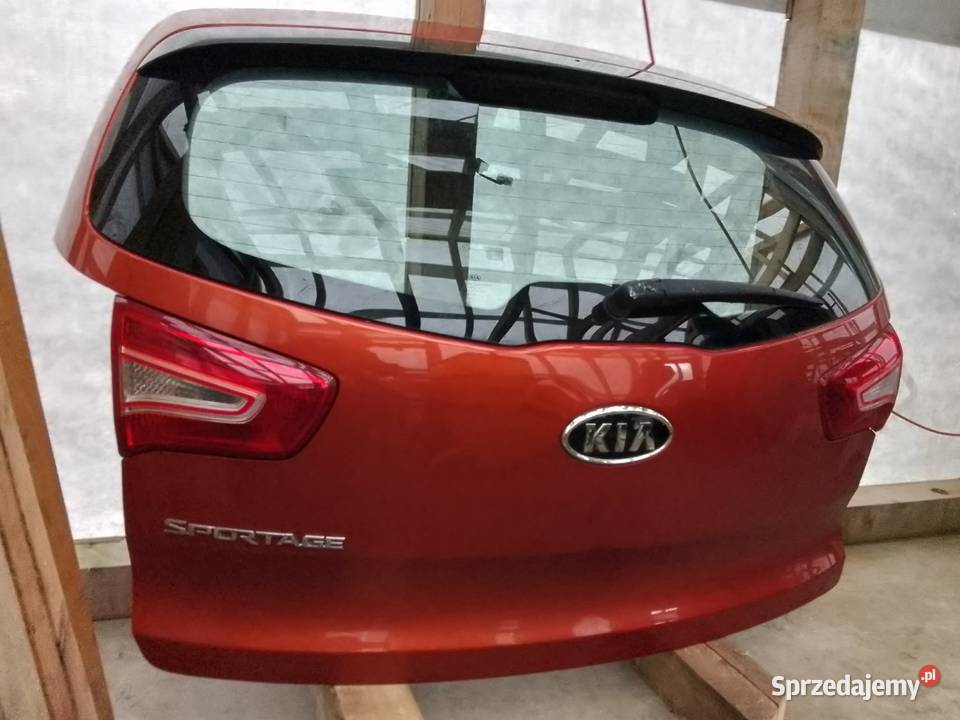 Drzwi lewe i tylna klapa kia sportage III 3 osobowe sprzedam