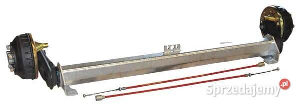 Oś hamowna przyczepy 247548