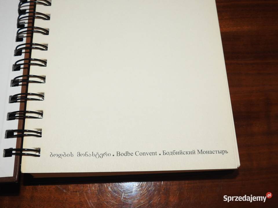 Notes w dawnym stylu Gruzja Bodbe podkarpackie Przemyśl