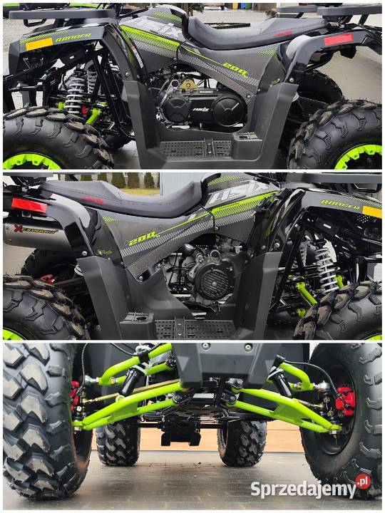 Quad Asix Ranger 200 RR mega wyposażony duży nieuszkodzony Yamaha Bieliny