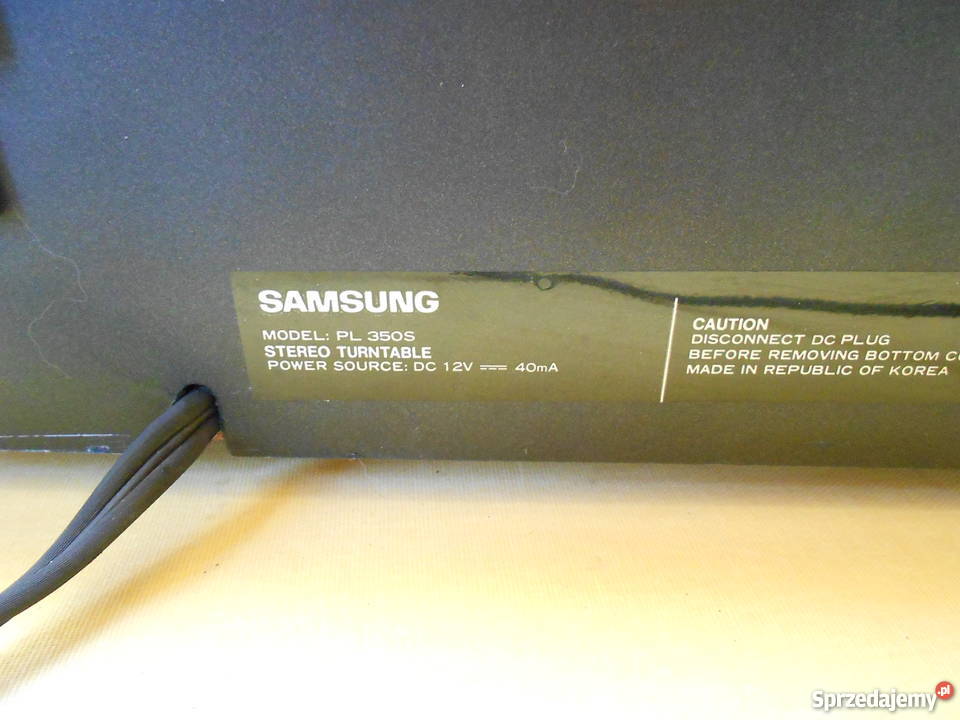 Adapter Gramofon Samsung 350 S dolnośląskie Wrocław