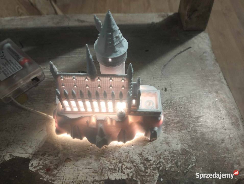 zamek hogwart z harrego pottera jako lampka led Nowy Targ
