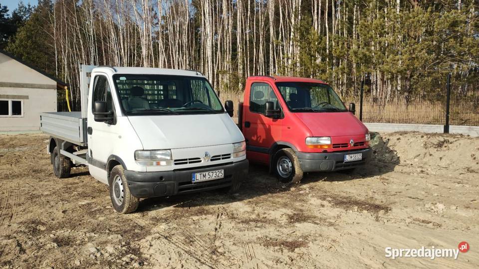 RENAULT MASTER 28 DTI DŁUGA SKRZYNIA OKAZJA czerwony Tomaszów Lubelski